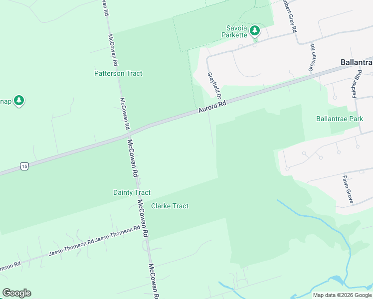 map of restaurants, bars, coffee shops, grocery stores, and more near 4597 Aurora Road in Whitchurch-Stouffville