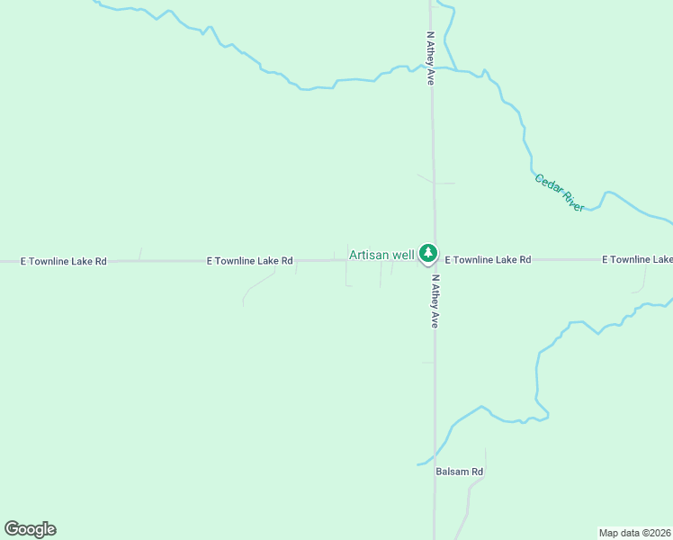 map of restaurants, bars, coffee shops, grocery stores, and more near 8769 East Townline Lake Road in Harrison
