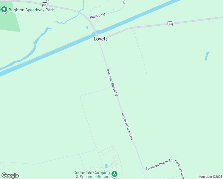 map of restaurants, bars, coffee shops, grocery stores, and more near 113 Barcovan Beach Road in Carrying Place