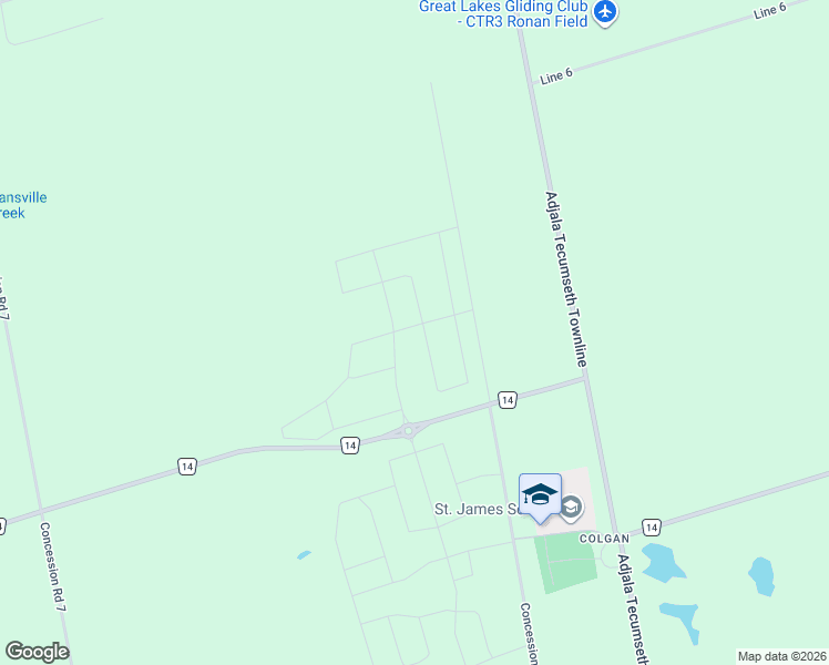 map of restaurants, bars, coffee shops, grocery stores, and more near 10 Mayapple Street in Adjala-Tosorontio