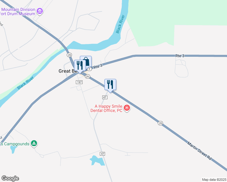 map of restaurants, bars, coffee shops, grocery stores, and more near in Great Bend