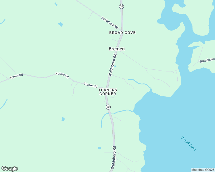 map of restaurants, bars, coffee shops, grocery stores, and more near 281 Waldoboro Road in Bremen