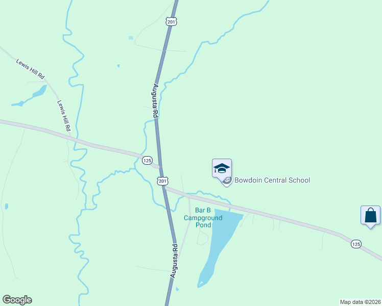 map of restaurants, bars, coffee shops, grocery stores, and more near 11 Skelton Road in Bowdoin