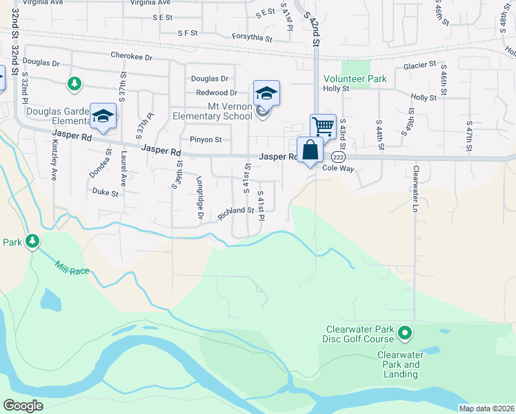 map of restaurants, bars, coffee shops, grocery stores, and more near 1198 South 41st Place in Springfield
