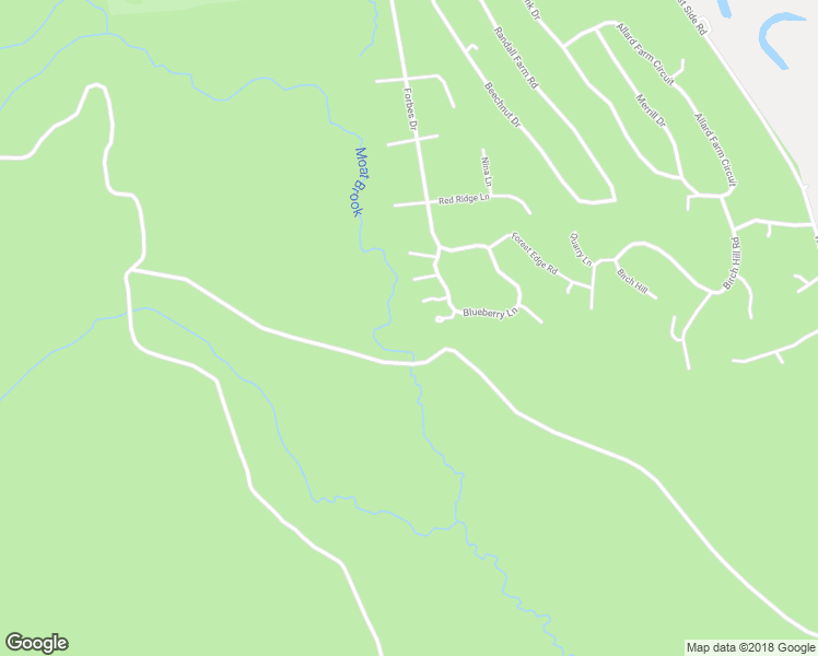 map of restaurants, bars, coffee shops, grocery stores, and more near 348 Blueberry Lane in Conway