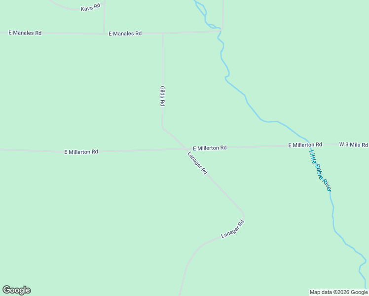 map of restaurants, bars, coffee shops, grocery stores, and more near 3800 Gilda Road in Mason County