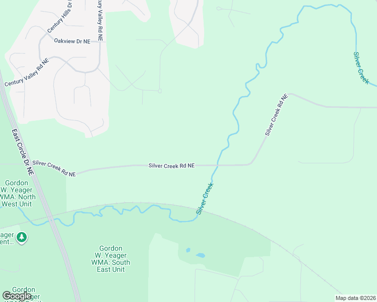 map of restaurants, bars, coffee shops, grocery stores, and more near 3647 Silver Creek Road Northeast in Rochester