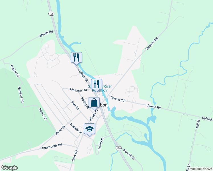 map of restaurants, bars, coffee shops, grocery stores, and more near 9 Saint Ann Street in Lisbon