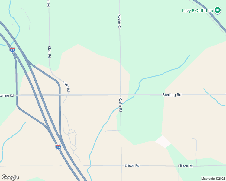map of restaurants, bars, coffee shops, grocery stores, and more near 1276-1598 Kuehn Road in Sterling