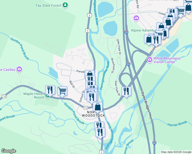 173 Main Street, Woodstock NH Walk Score