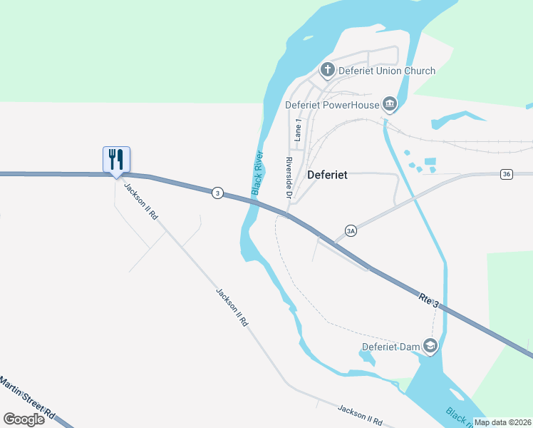 map of restaurants, bars, coffee shops, grocery stores, and more near 34210 State Route 3 in Carthage