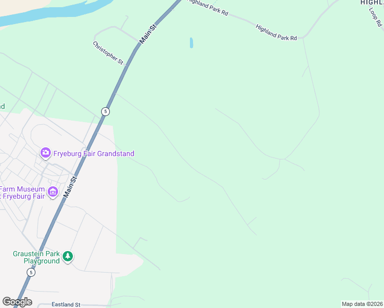 map of restaurants, bars, coffee shops, grocery stores, and more near 84 Chataugua Hills Road in Fryeburg