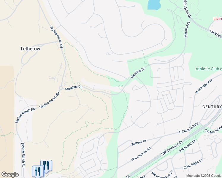 map of restaurants, bars, coffee shops, grocery stores, and more near 19378 Southwest Seaton Loop in Bend