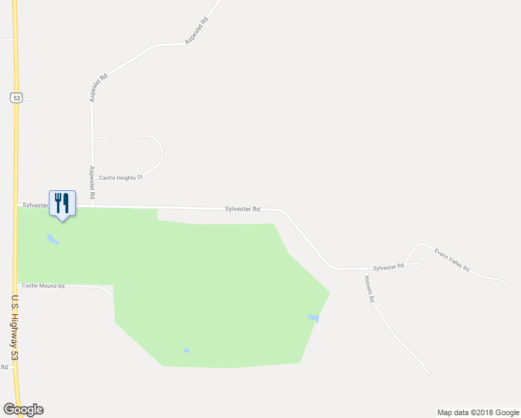 map of restaurants, bars, coffee shops, grocery stores, and more near Sylvester Road in Holmen