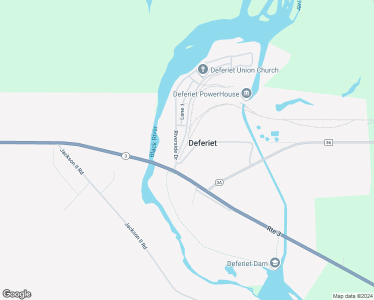 map of restaurants, bars, coffee shops, grocery stores, and more near 15 Wilna Avenue in Deferiet