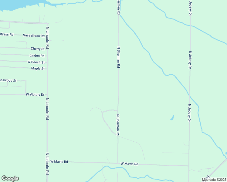 map of restaurants, bars, coffee shops, grocery stores, and more near 4383 North Sherman Road in Ludington