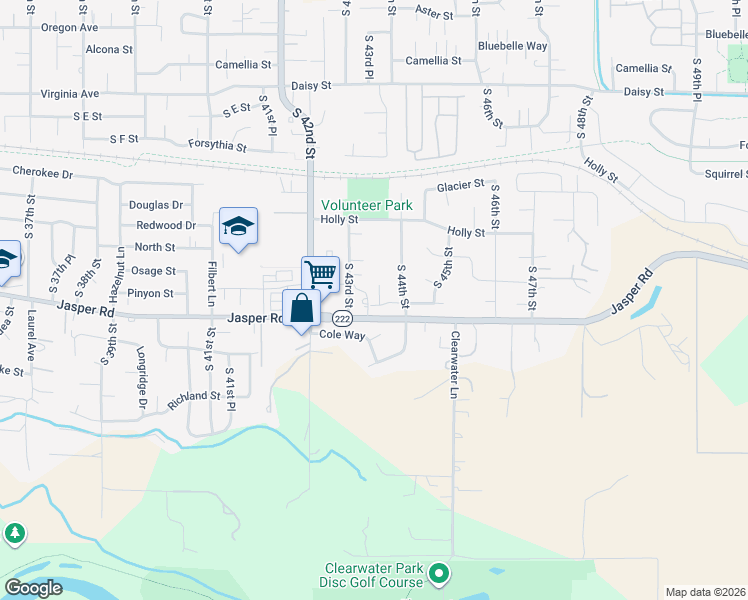 map of restaurants, bars, coffee shops, grocery stores, and more near 4358 Kalmia Street in Springfield