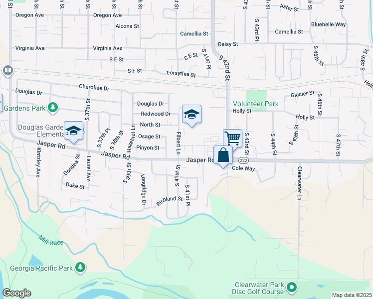 map of restaurants, bars, coffee shops, grocery stores, and more near 979 Filbert Lane in Springfield