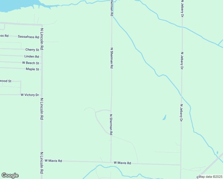 map of restaurants, bars, coffee shops, grocery stores, and more near 4383 North Sherman Road in Ludington