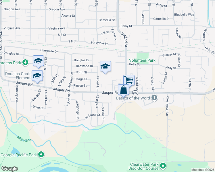 map of restaurants, bars, coffee shops, grocery stores, and more near 979 Filbert Lane in Springfield