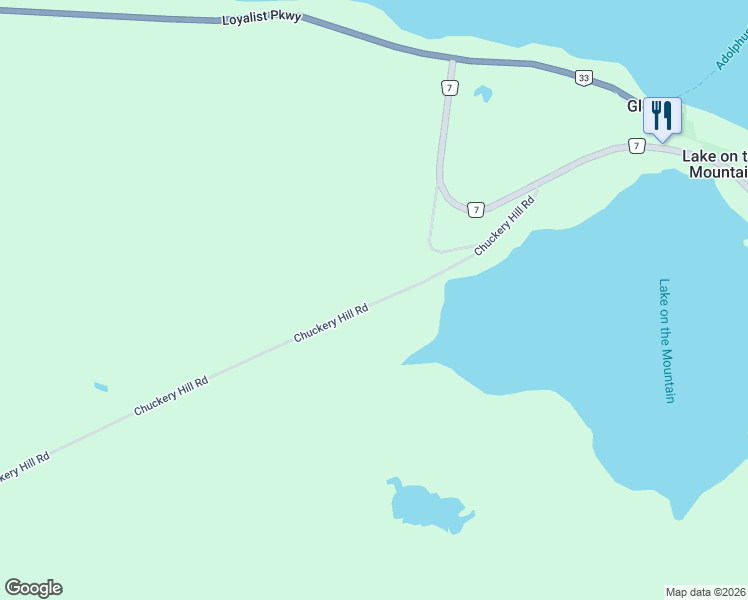 map of restaurants, bars, coffee shops, grocery stores, and more near 817 Chuckery Hill Road in Prince Edward County