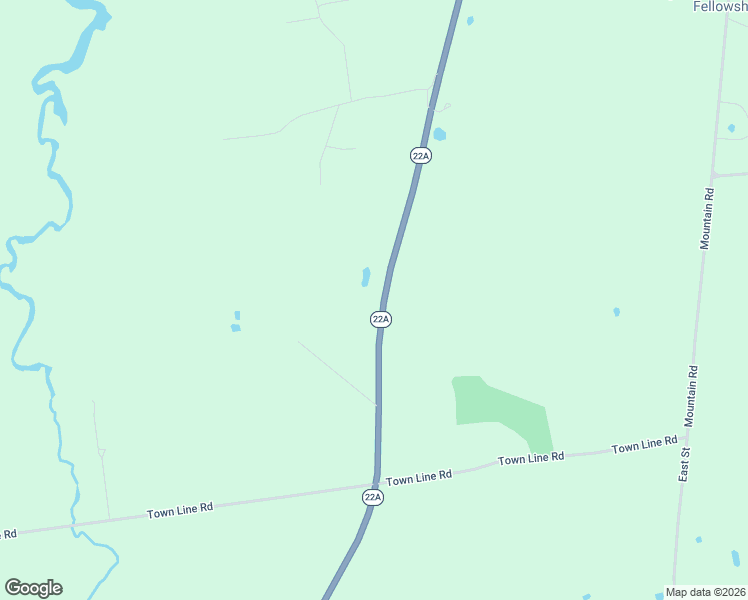 map of restaurants, bars, coffee shops, grocery stores, and more near 8568 Vermont 22A in Addison