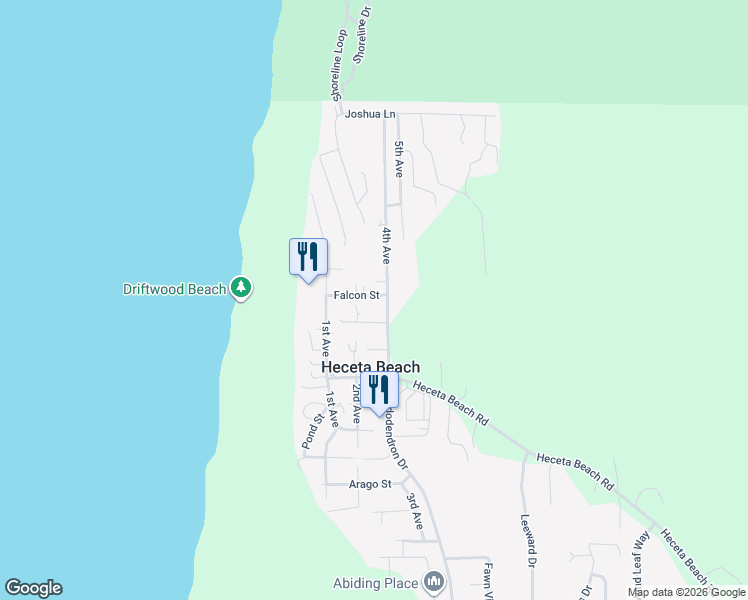 map of restaurants, bars, coffee shops, grocery stores, and more near 4614 Falcon Street in Florence
