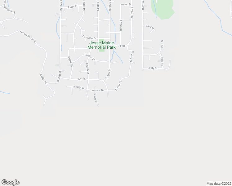 map of restaurants, bars, coffee shops, grocery stores, and more near 971 South 71st Street in Springfield