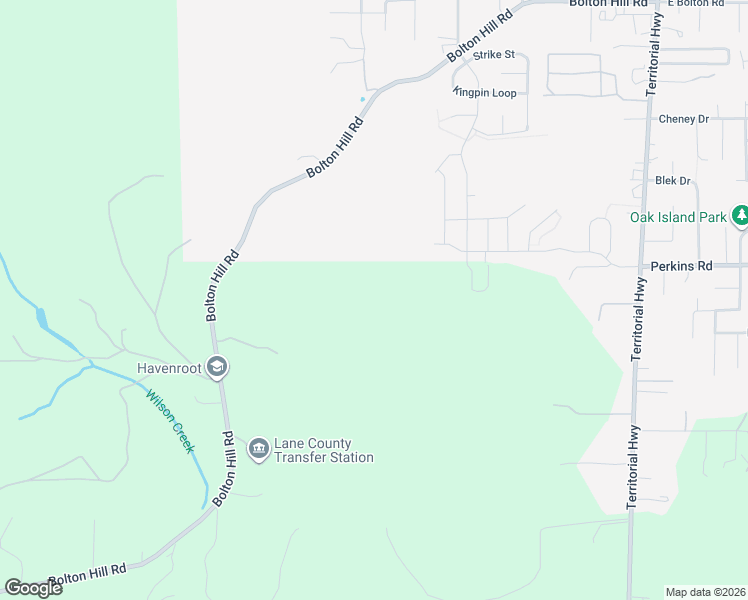 map of restaurants, bars, coffee shops, grocery stores, and more near 87678 Territorial Highway in Veneta