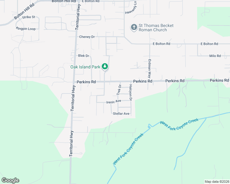 map of restaurants, bars, coffee shops, grocery stores, and more near 87634 Trek Drive in Veneta