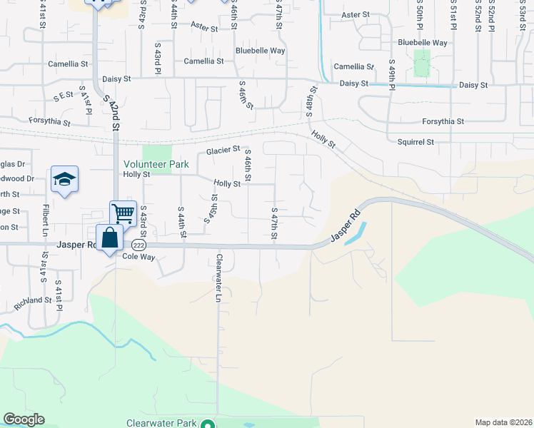 map of restaurants, bars, coffee shops, grocery stores, and more near 4619 Ivy Street in Springfield