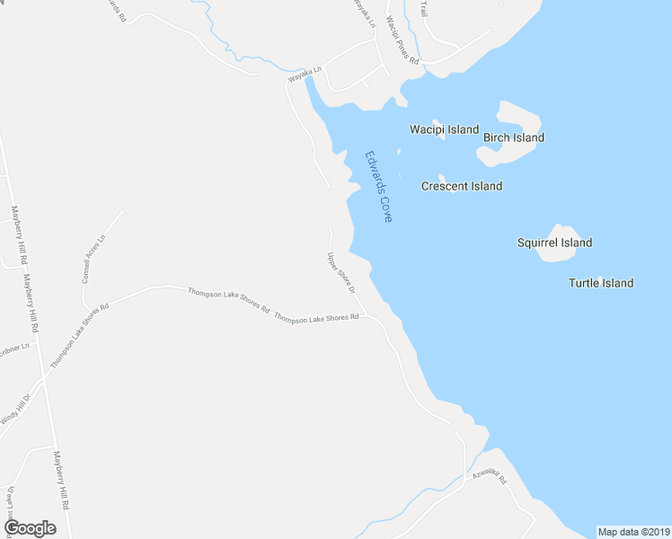 map of restaurants, bars, coffee shops, grocery stores, and more near 198 Upper Shore Drive in Casco