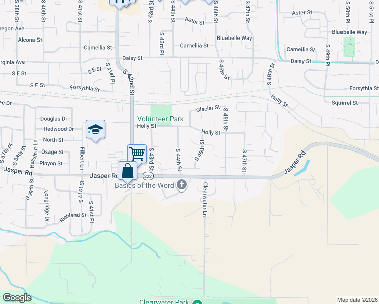 map of restaurants, bars, coffee shops, grocery stores, and more near 1187 South 45th Street in Springfield