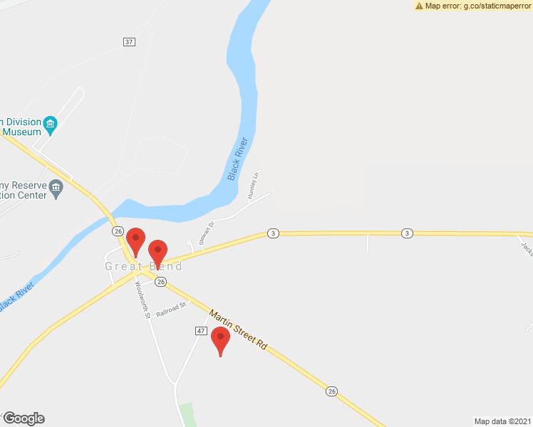 map of restaurants, bars, coffee shops, grocery stores, and more near 25428 Stewart Drive in Carthage