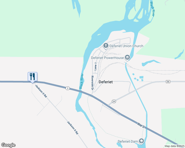 map of restaurants, bars, coffee shops, grocery stores, and more near 17 Anderson Avenue in Carthage