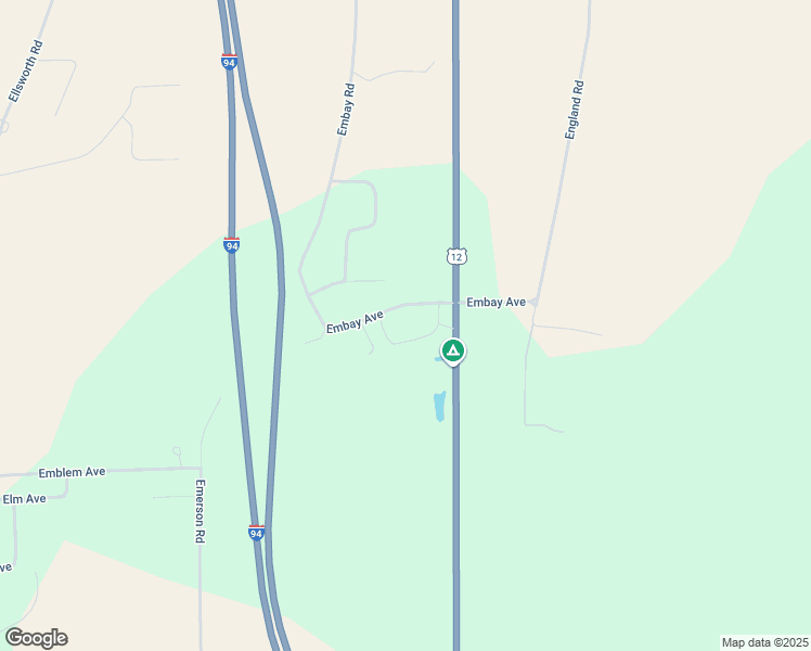 map of restaurants, bars, coffee shops, grocery stores, and more near 24691 Embay Avenue in Tomah