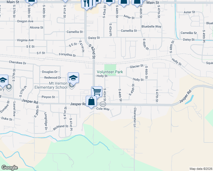 map of restaurants, bars, coffee shops, grocery stores, and more near 875 South 43rd Street in Springfield