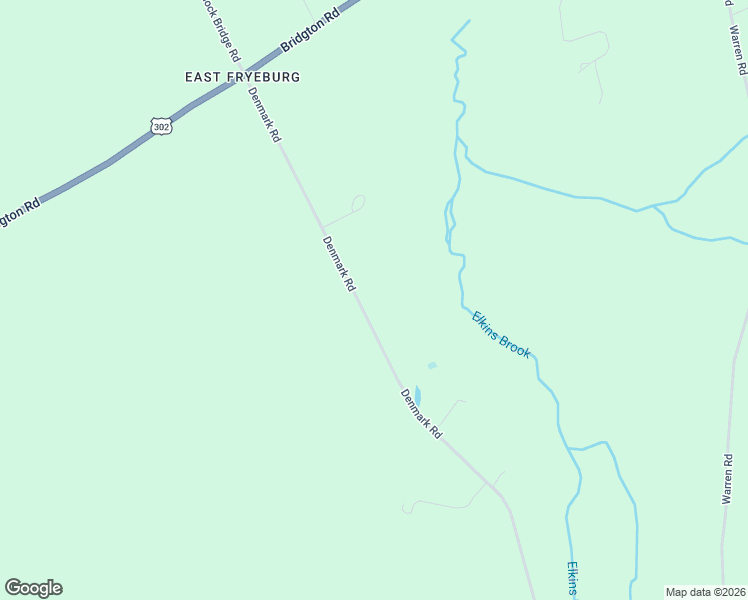 map of restaurants, bars, coffee shops, grocery stores, and more near 124 Denmark Road in Fryeburg