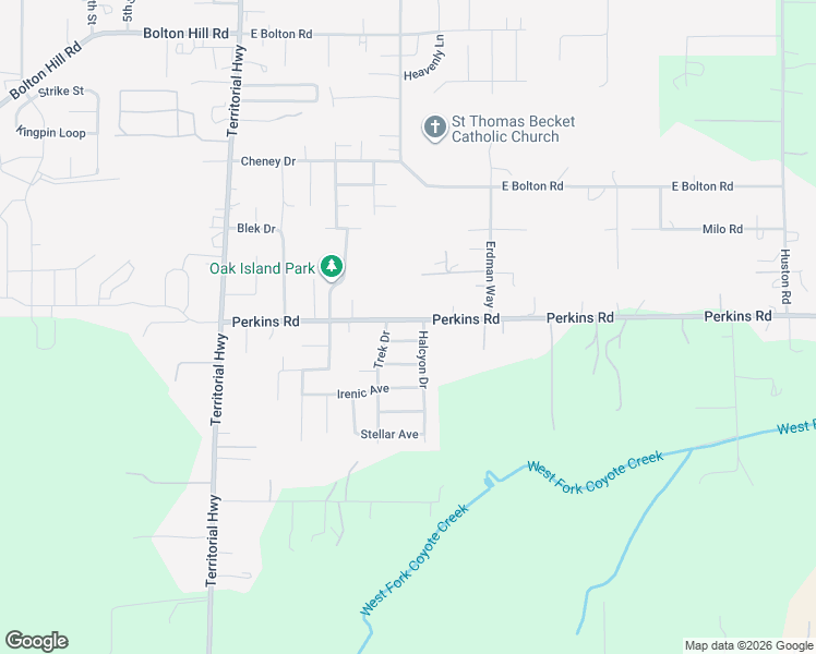map of restaurants, bars, coffee shops, grocery stores, and more near 25226 Perkins Road in Veneta