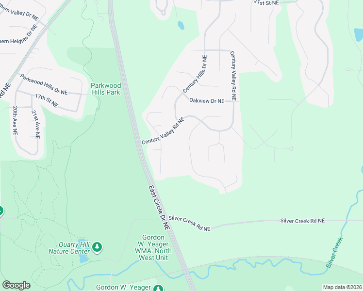 map of restaurants, bars, coffee shops, grocery stores, and more near 2924 Stone Park Drive Northeast in Rochester