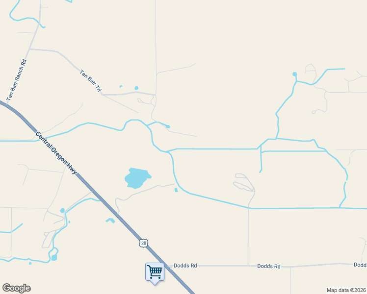 map of restaurants, bars, coffee shops, grocery stores, and more near Unnamed Road in Bend