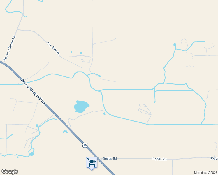 map of restaurants, bars, coffee shops, grocery stores, and more near Unnamed Road in Bend