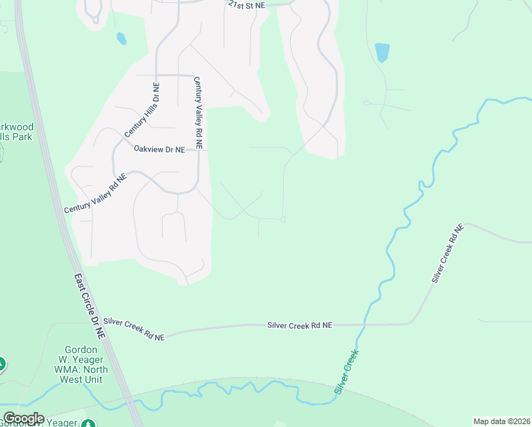 map of restaurants, bars, coffee shops, grocery stores, and more near 1738 Shannon Oaks Boulevard Northeast in Rochester