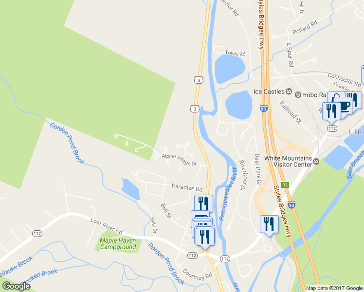 map of restaurants, bars, coffee shops, grocery stores, and more near 14 Grant Drive in Woodstock