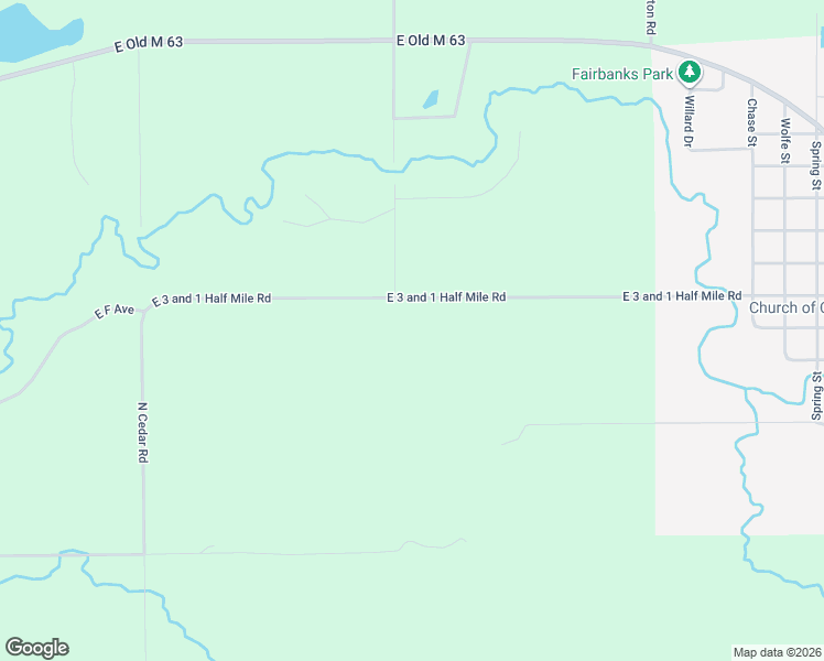 map of restaurants, bars, coffee shops, grocery stores, and more near 4952 East 3 1/2 Mile Road in Luther