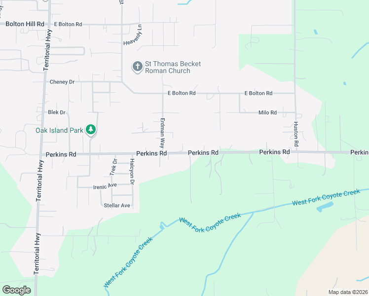 map of restaurants, bars, coffee shops, grocery stores, and more near 25371 Perkins Road in Veneta