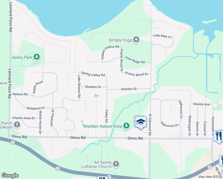 Sheldon Drive, Oshkosh WI Walk Score