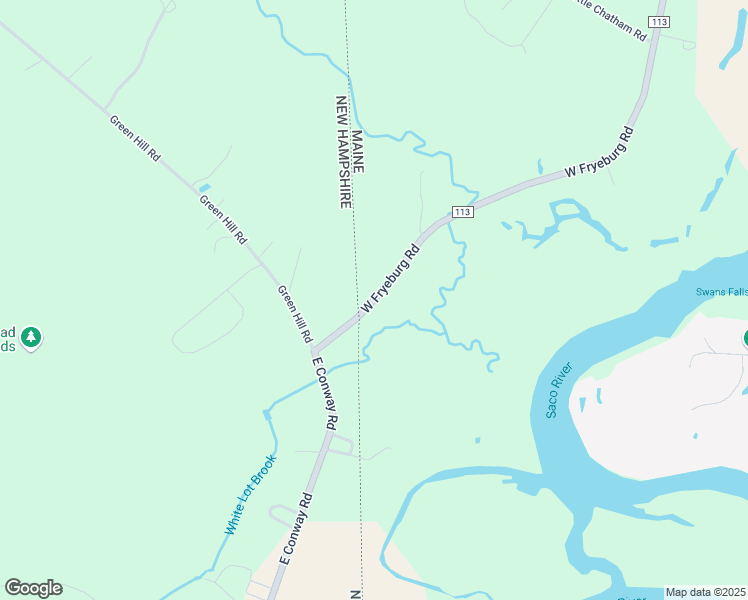 map of restaurants, bars, coffee shops, grocery stores, and more near 11 West Fryeburg Road in Fryeburg