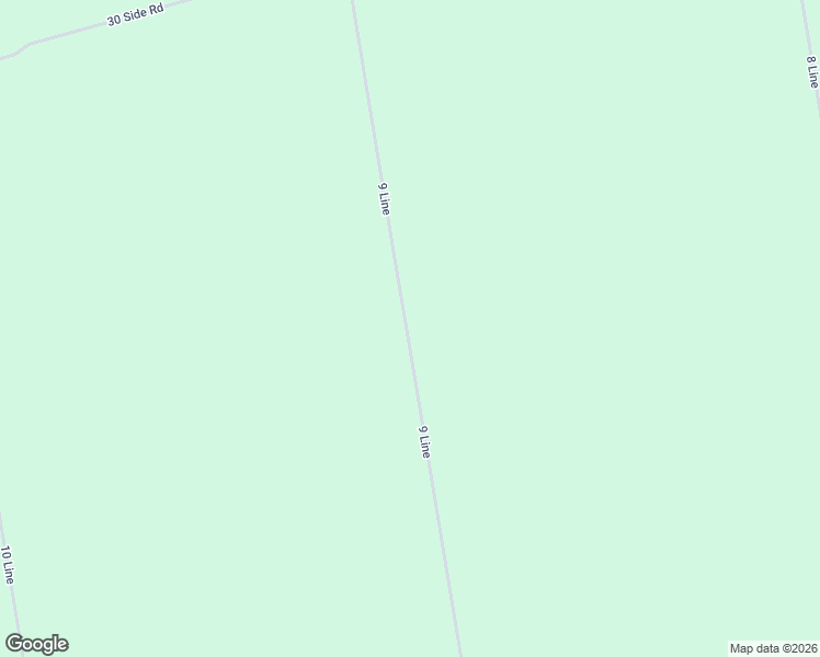 map of restaurants, bars, coffee shops, grocery stores, and more near 255505 9 Line in Shelburne