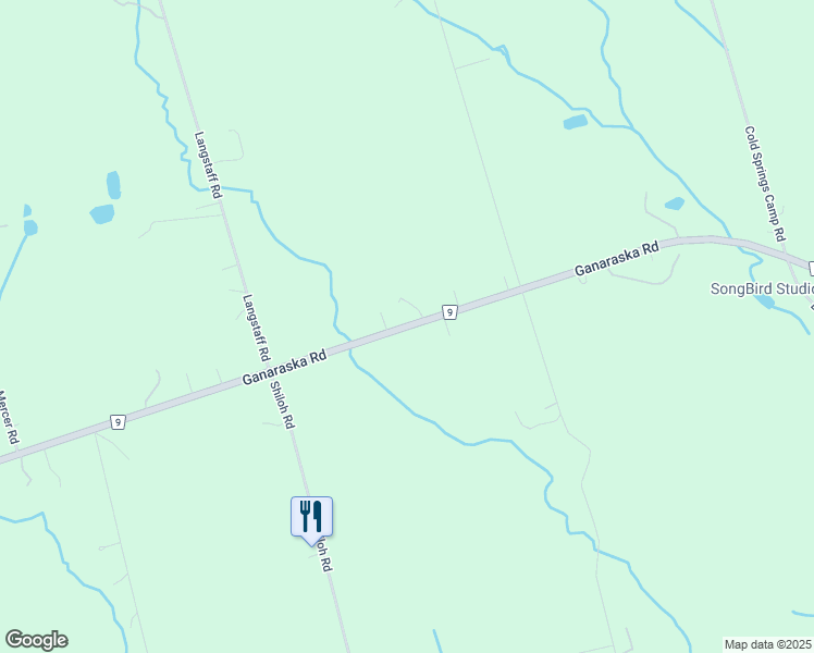 map of restaurants, bars, coffee shops, grocery stores, and more near 4754 Ganaraska Road in Newtonville